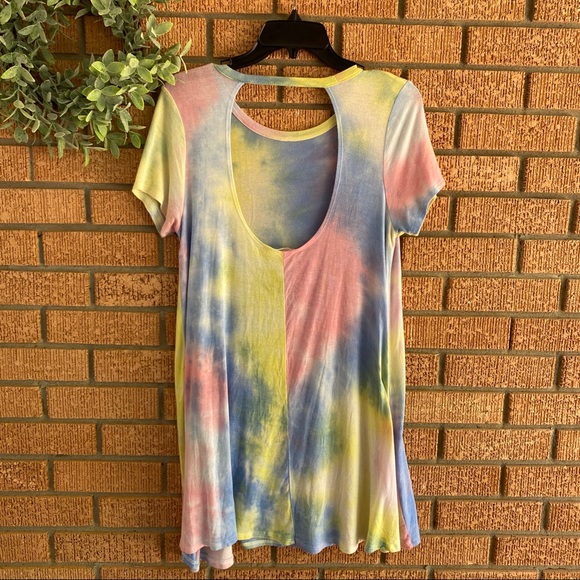 SOLD Audrey 3+1 Tie Dye Swing Dress - Picture 5 of 8